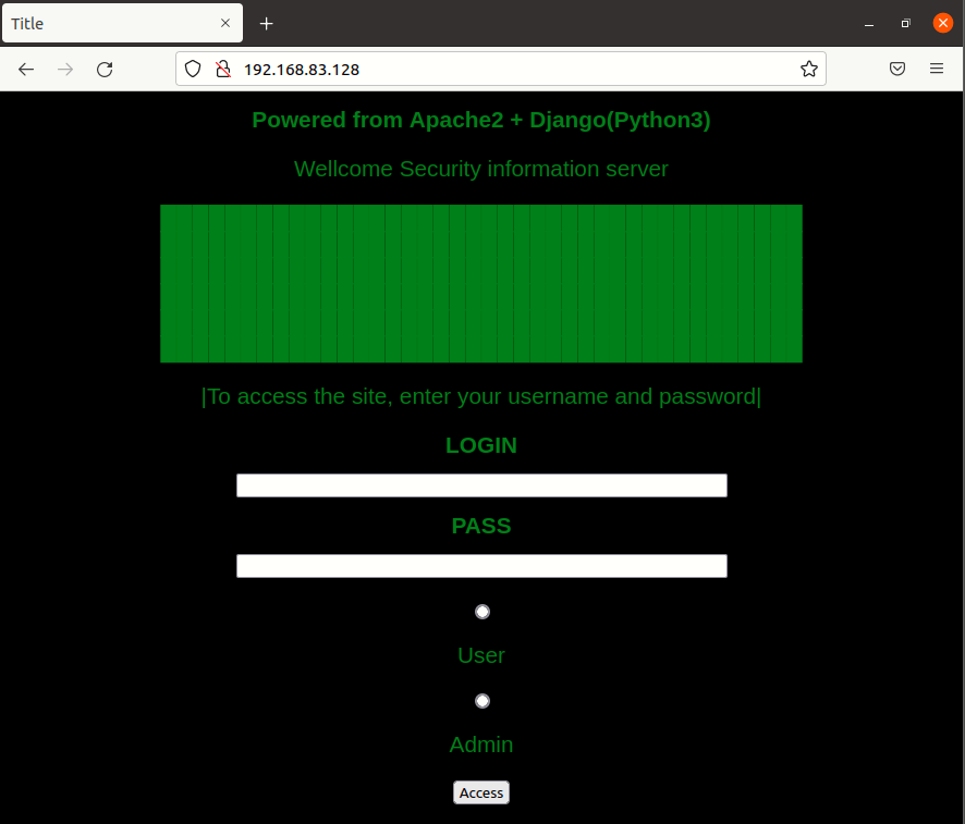 Проверка отработки apache2